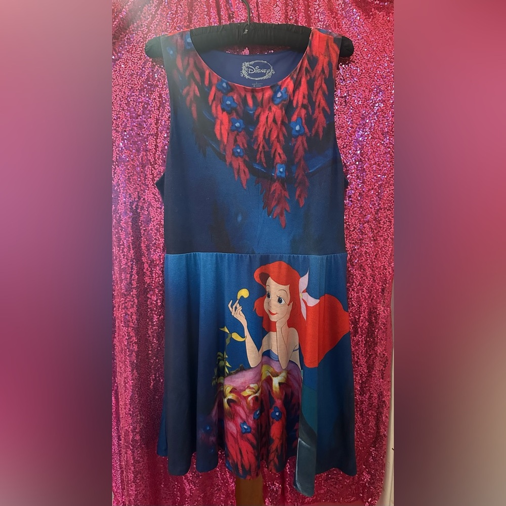 Disney Ariel Blue and Red Dress